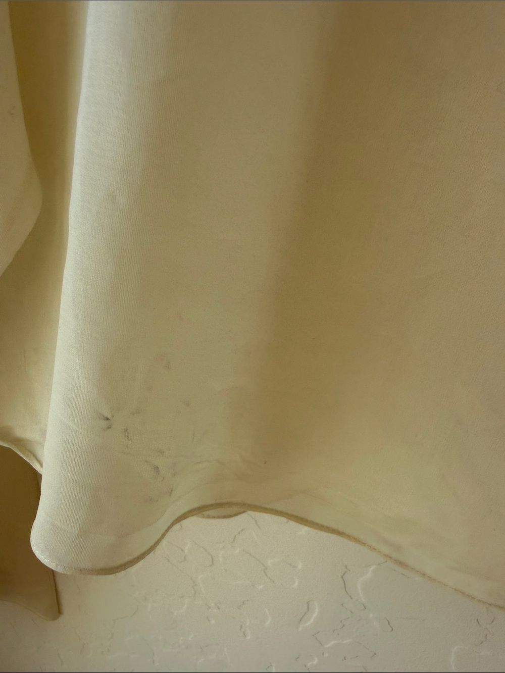 The Row Sheer Cream Mock Neck Long-Sleeve Blouse size Large - Picture 10 of 14